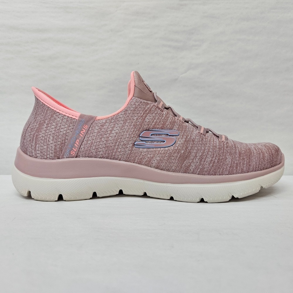 Skechers‎ Go Walk Now Khloe Hands Free Slip-ins 125643 Pink White Women Size 6.5 - Picture 11 of 11